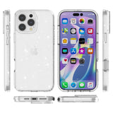 EIDERWOOD iPhone 16 Pro Hybrid Plastik Bagside Cover -  Hvid Glitter