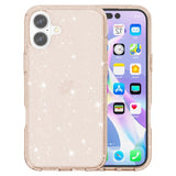 EIDERWOOD iPhone 16 Hybrid Plast Bakdeksel - Gull Glitter