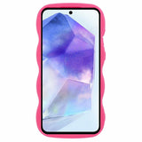 Samsung Galaxy A13 (5G) - EIDERWOOD Fleksibelt Plastik Wavy Cover - Pink
