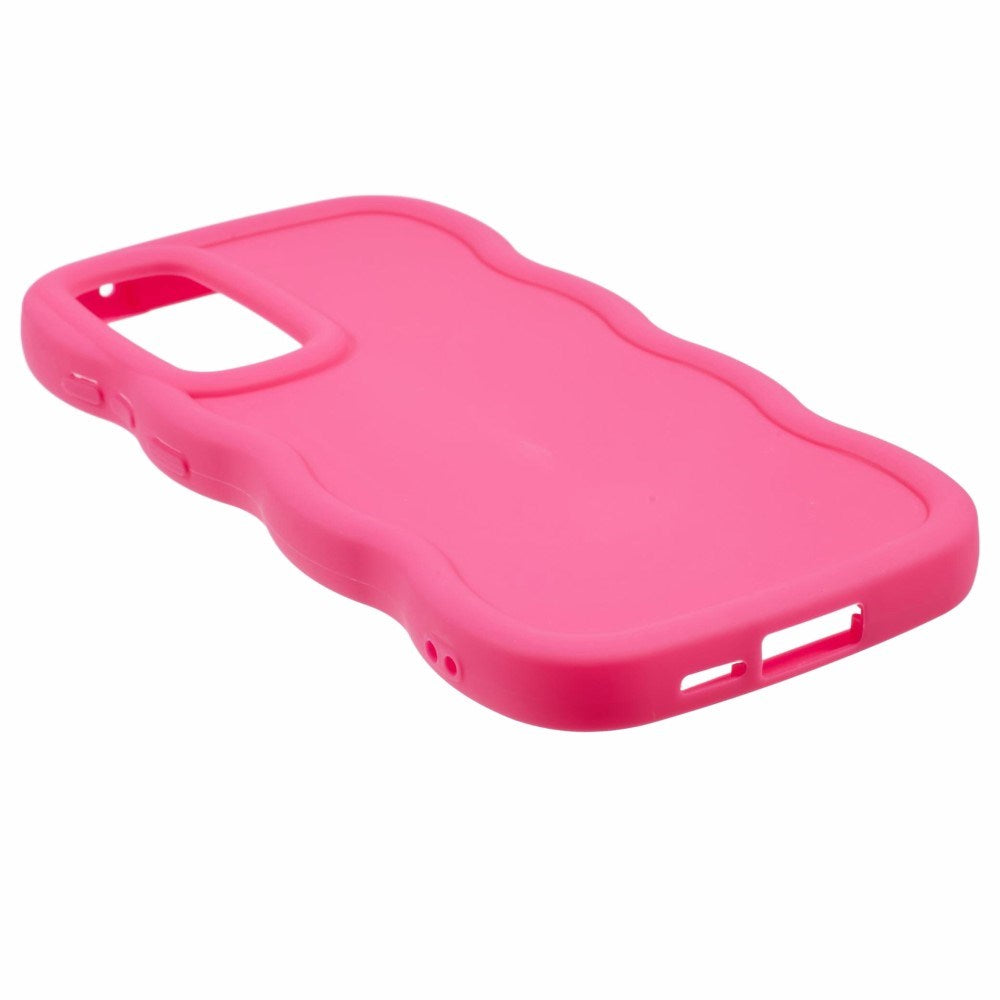 Samsung Galaxy A13 (5G) - EIDERWOOD Fleksibelt Plastik Wavy Cover - Pink