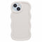 EIDERWOOD iPhone 13 Fleksibelt Plastik Wavy Mobil Cover - Hvid