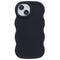 EIDERWOOD iPhone 13 Fleksibelt Plastik Wavy Mobil Cover - Sort