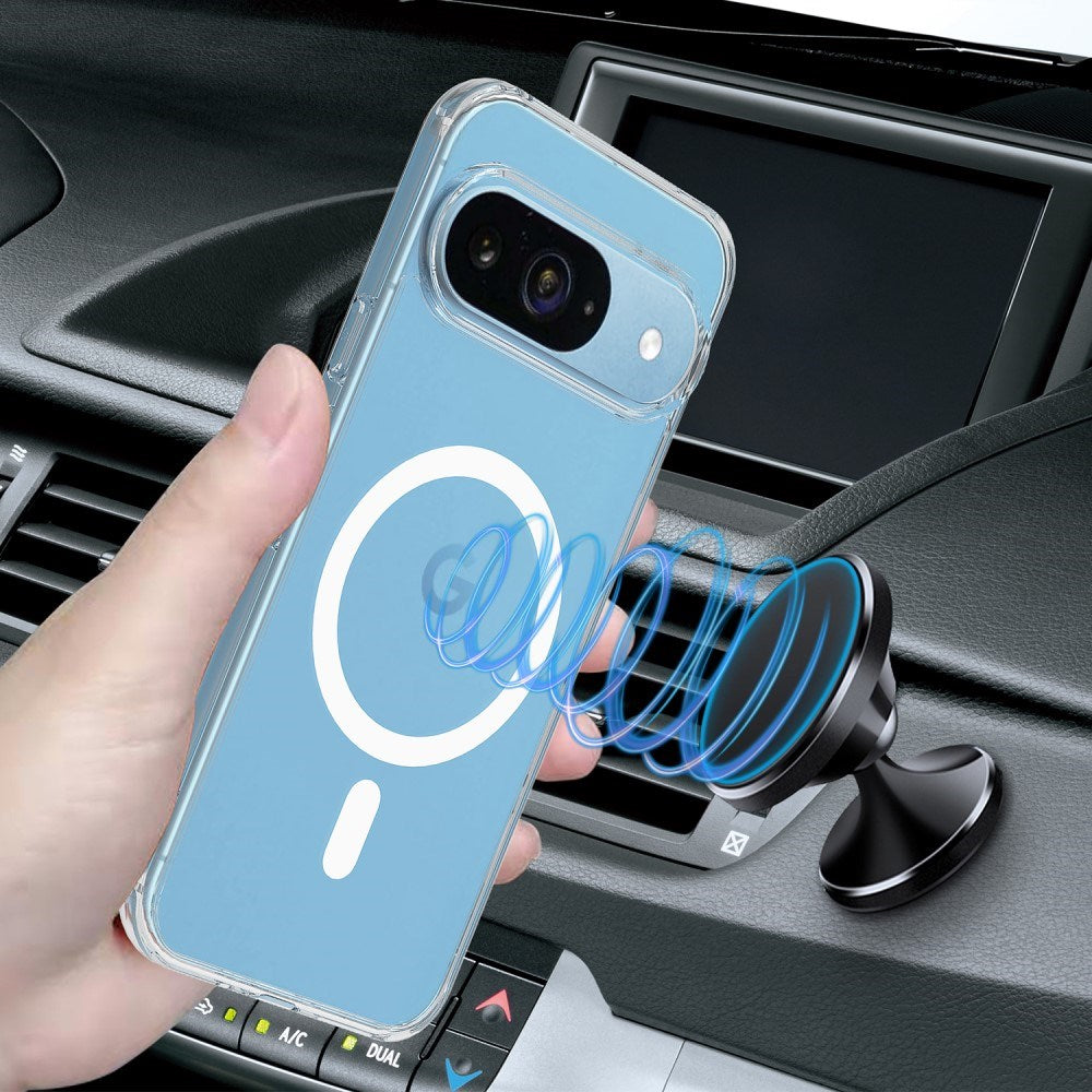 EIDERWOOD Google Pixel 9/9 Pro bakdeksel i hardplast - MagSafe-kompatibel - Gjennomsiktig