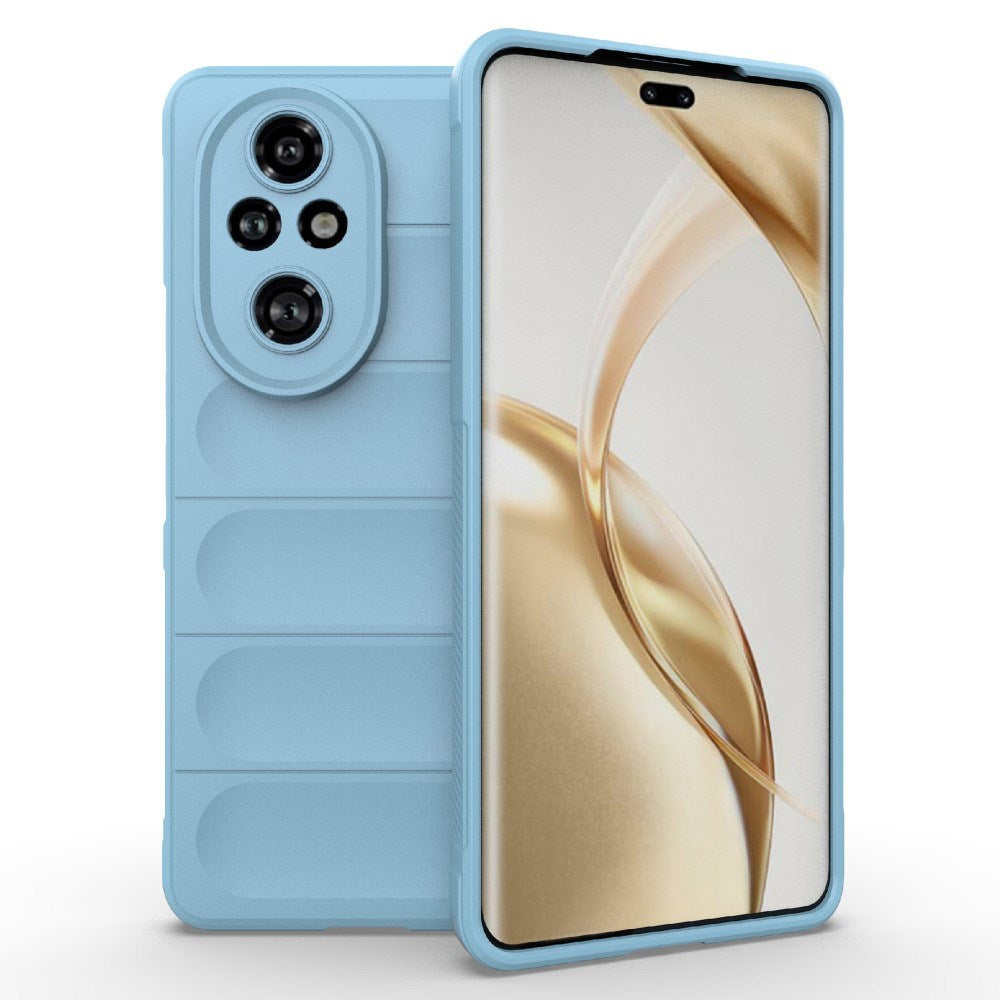 Honor 200 Pro (5G) - EIDERWOOD fleksibelt plastdeksel - Lyseblå