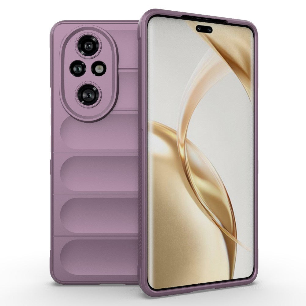 Honor 200 Pro (5G) - EIDERWOOD fleksibelt plastdeksel - lilla