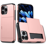 EIDERWOOD iPhone 16 Pro Craftsman-deksel m. Kortholder - Rose Gold