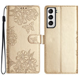 EIDERWOOD Samsung Galaxy S22+ (Plus) Faux Leather Flip Case m. Gravering - Gull