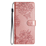 EIDERWOOD Samsung Galaxy S22+ (Plus) Faux Leather Flip Case m. Gravering - Rose gull
