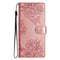 EIDERWOOD Samsung Galaxy S22+ (Plus) Faux Leather Flip Case m. Gravering - Rose gull
