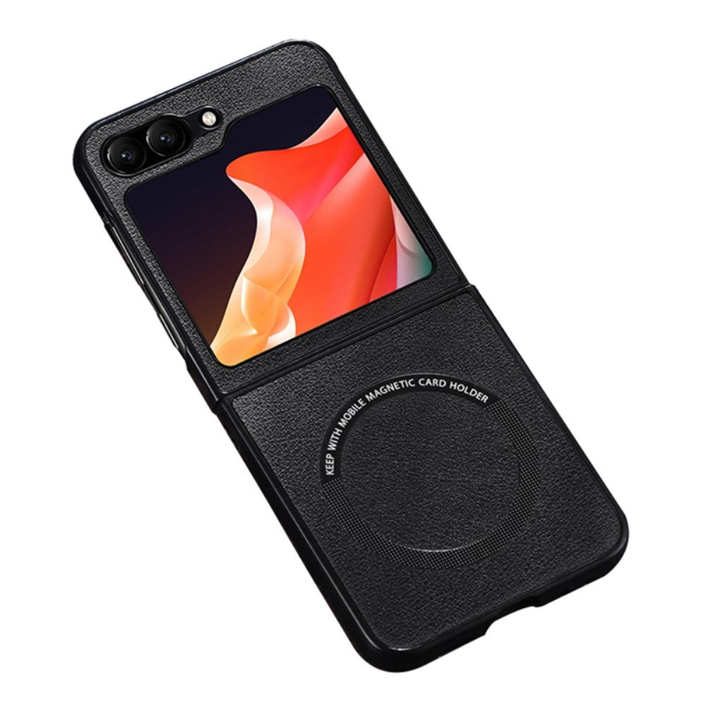 EIDERWOOD Samsung Galaxy Z Flip6 Skinndeksel Plastbakdeksel - MagSafe-kompatibel - Svart