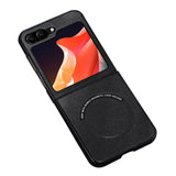 EIDERWOOD Samsung Galaxy Z Flip6 Skinndeksel Plastbakdeksel - MagSafe-kompatibel - Svart