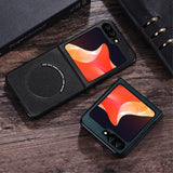 EIDERWOOD Samsung Galaxy Z Flip6 Skinndeksel Plastbakdeksel - MagSafe-kompatibel - Svart