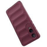 EIDERWOOD OnePlus Nord CE4 Lite (5G) fleksibelt plastbakdeksel - Burgundy