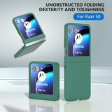 EIDERWOOD Motorola Razr 50 Slim Solid PC-deksel - Mørkegrønn