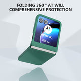 EIDERWOOD Motorola Razr 50 Slim Solid PC-deksel - Mørkegrønn