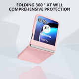 EIDERWOOD Motorola Razr 50 Slim Solid PC-deksel - Rosa