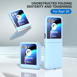 EIDERWOOD Motorola Razr 50 Slim Solid PC-deksel - Lyseblå