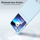 EIDERWOOD Motorola Razr 50 Slim Solid PC-deksel - Lyseblå