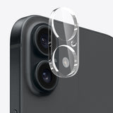 iPhone 16 | 3 i 1 360° beskyttelsessett m. Skjermbeskyttelse | Omslag | Kameralinsebeskyttelse - Gjennomsiktig