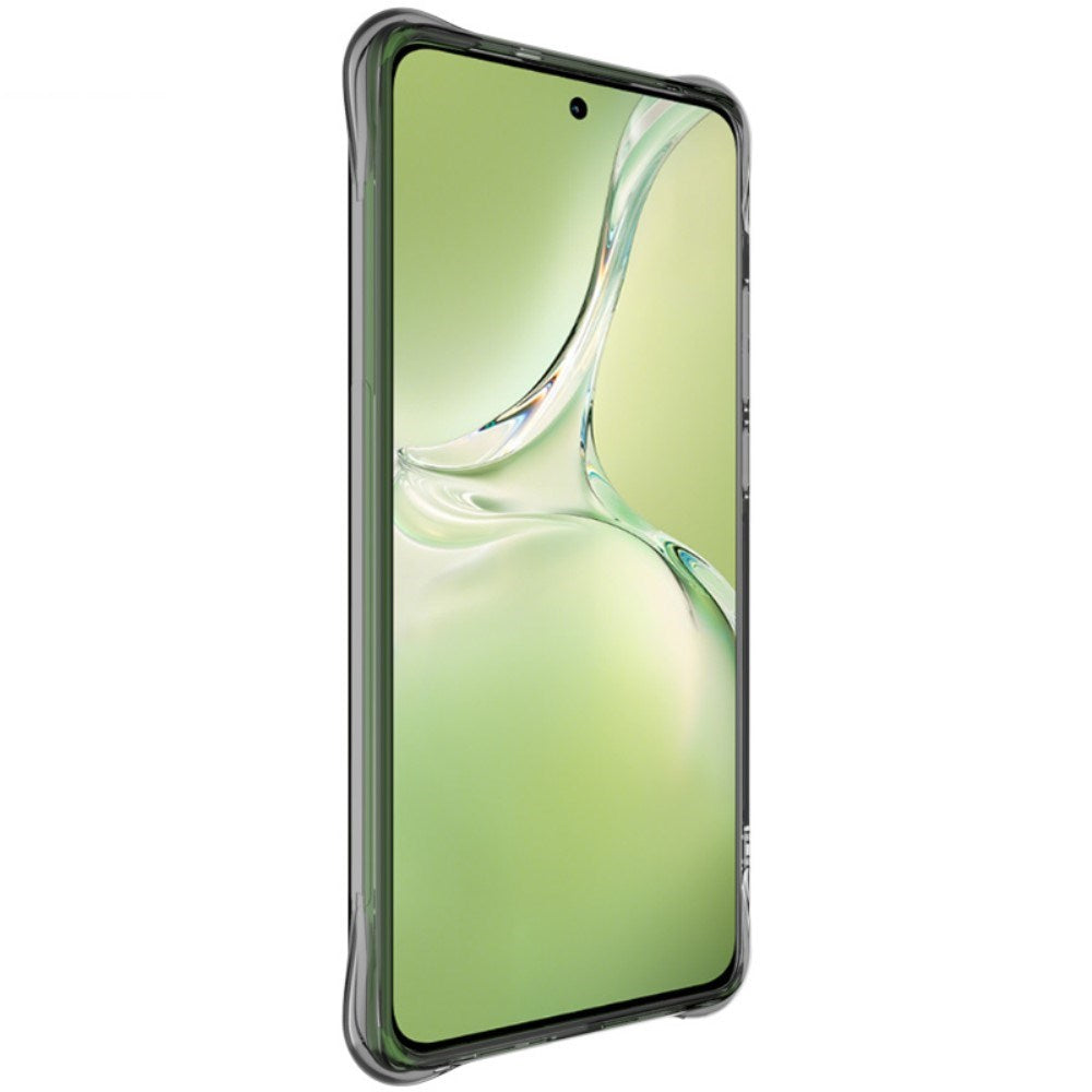 OnePlus Nord CE4 Lite (5G) IMAK matt fleksibelt plastbakdeksel - gjennomsiktig / svart