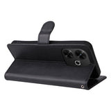 EIDERWOOD Xiaomi Redmi 13 flip-deksel i kunstskinn m. Lommebok og stropp - Svart