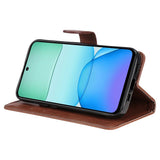 EIDERWOOD Xiaomi Redmi 13 flip-deksel i kunstskinn m. Lommebok og stropp - Brun