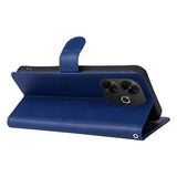 EIDERWOOD Xiaomi Redmi 13 flip-deksel i kunstskinn m. Lommebok og stropp - blå