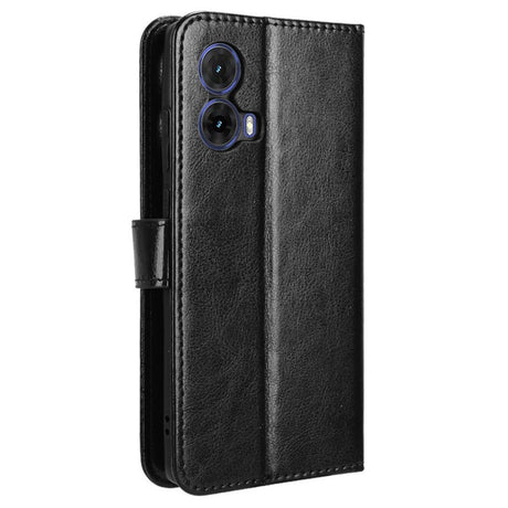 Motorola Moto G85 (5G) - EIDERWOOD Kunstlæder Flip Cover m. Strop - Sort
