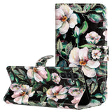 EIDERWOOD Samsung Galaxy S24 FE Vegan Leather Flip Cover m. Stropp og veske - Magnolia Flowers