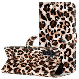 EIDERWOOD Samsung Galaxy S24 FE Vegan Leather Flip Cover m. Stropp og lommebok - leopardtrykk