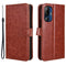 HTC U24 Pro (5G) - EIDERWOOD glanset skinndeksel m. Lommebok og stropp - brun