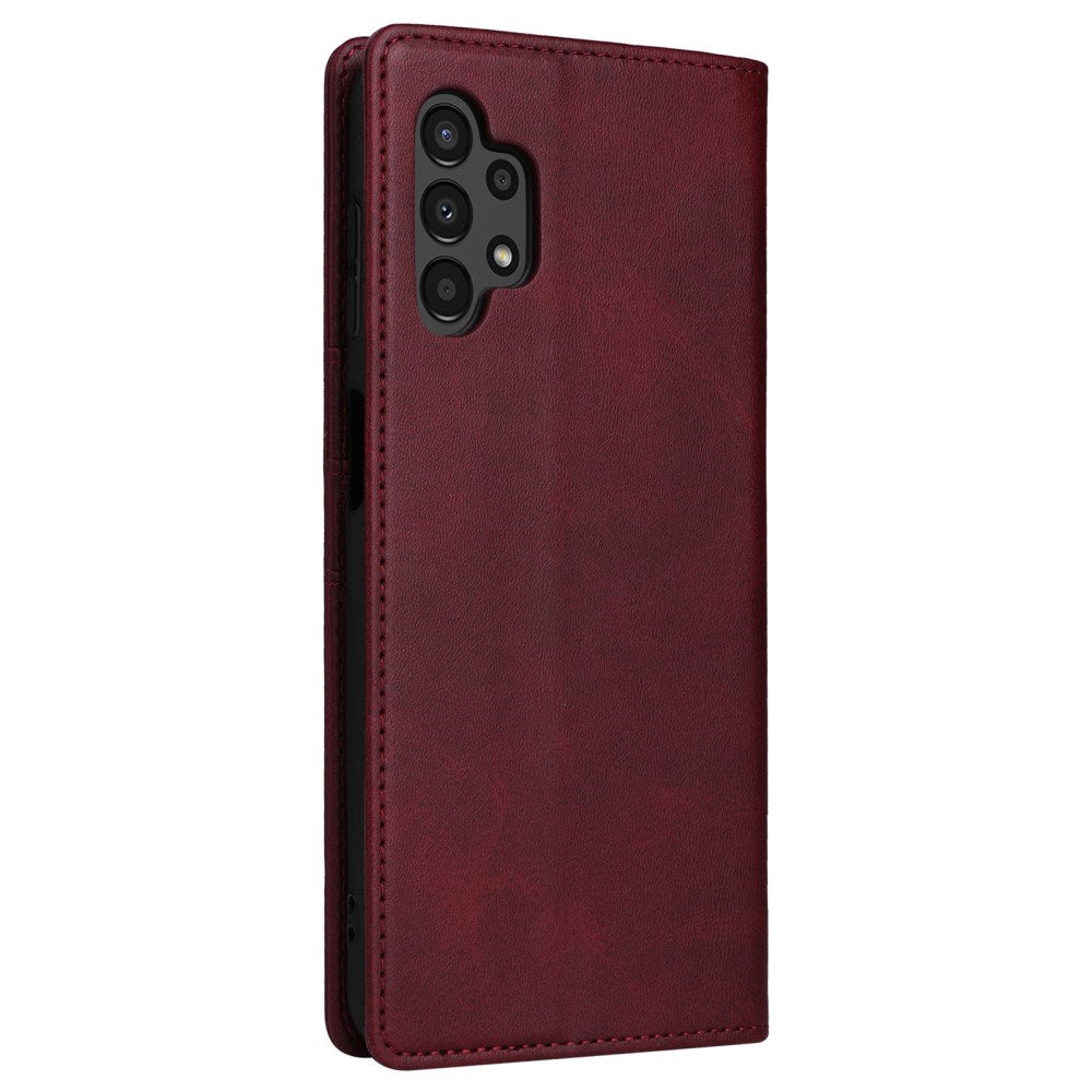 EIDERWOOD - Samsung Galaxy A13 (4G/5G) / A04s / M13 Kunstlæder Flip Cover m. Kortholder & Ståfunktion - Rød