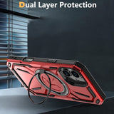 EIDERWOOD iPhone 16 Plus Craftsman Bakdeksel m. Magnetisk støtteben - MagSafe-kompatibel - Svart