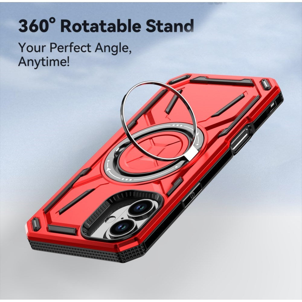 EIDERWOOD iPhone 16 Plus Craftsman Bakdeksel m. Magnetisk støtteben - MagSafe-kompatibel - Svart