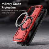 EIDERWOOD iPhone 16 Craftsman Bakdeksel m. Magnetisk stativ - MagSafe-kompatibel - Lys lilla