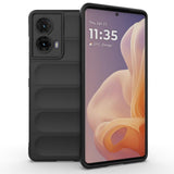 EIDERWOOD Motorola Moto G85 (5G) fleksibelt plastdeksel - svart