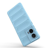 EIDERWOOD Motorola Moto G85 (5G) Fleksibelt plastdeksel - Lyseblå