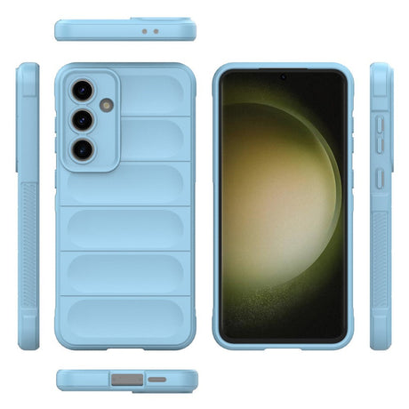 EIDERWOOD Samsung Galaxy S24 FE fleksibelt plastdeksel - blå