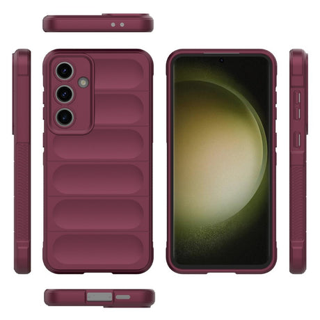 EIDERWOOD Samsung Galaxy S24 FE fleksibelt plastdeksel - Burgundy