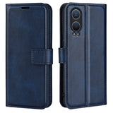 EIDERWOOD OnePlus Nord CE4 Lite (5G) Leather Flip Cover m. Kortholder &amp; magnetisk lukking - blå
