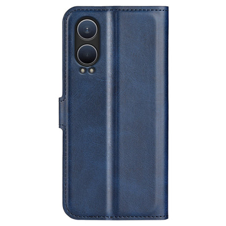 EIDERWOOD OnePlus Nord CE4 Lite (5G) Leather Flip Cover m. Kortholder &amp; magnetisk lukking - blå