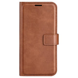 EIDERWOOD OnePlus Nord CE4 Lite (5G) Leather Flip Cover m. Kortholder &amp; magnetisk lukking - lysebrun