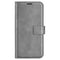 EIDERWOOD OnePlus Nord CE4 Lite (5G) Flip-deksel i skinn m. Kortholder og magnetisk lukking - Grå