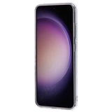 EIDERWOOD Samsung Galaxy S24 FE fleksibelt plastdeksel m. Motiv - Transparente / Lilla blomster