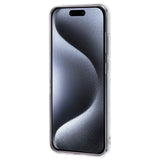 EIDERWOOD iPhone 16 Plus Fleksibelt Plastik Bagside Cover m. Marmor Design - Sort