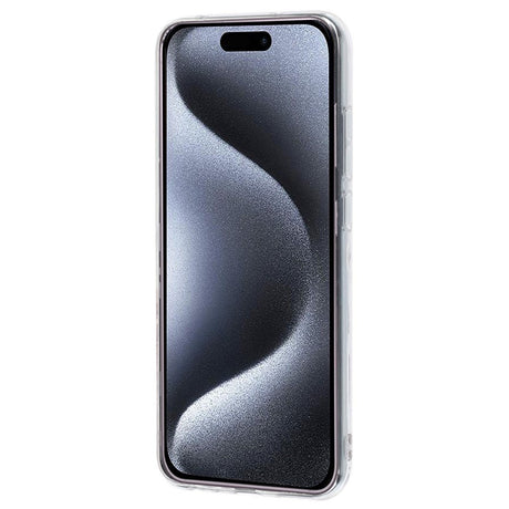 EIDERWOOD iPhone 16 Plus Fleksibelt Plastik Bagside Cover m. Marmor Design - Sort