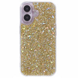 EIDERWOOD iPhone 16 Glitter Bagside Cover - Guld