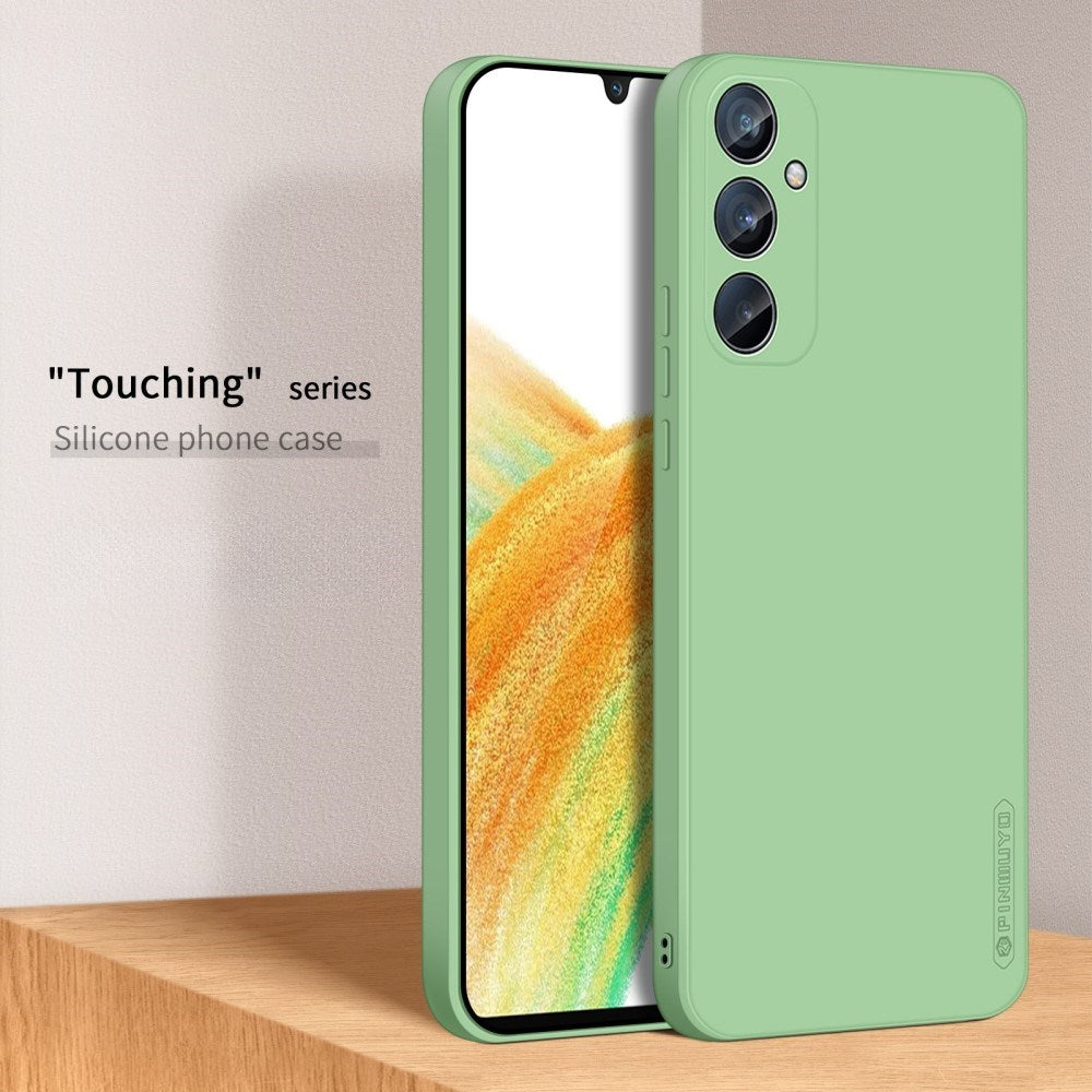 Galaxy S24 FE Pinwuyo Silikon Bakdeksel - Grønn