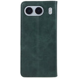 EIDERWOOD OnePlus Nord 4 Artificial Leather Flip Cover m. Stativ og kortholder - Grønn
