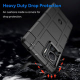 Motorola Edge 30 Ultra Rugged Shield Series Craftsman Bakdeksel - Svart